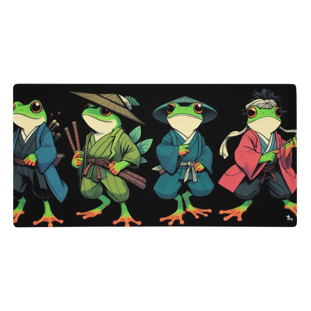 Elevate Your Desk Aesthetic with Frog Fighters Mouse Pads - Whimsical Designs for Productivity - Print
