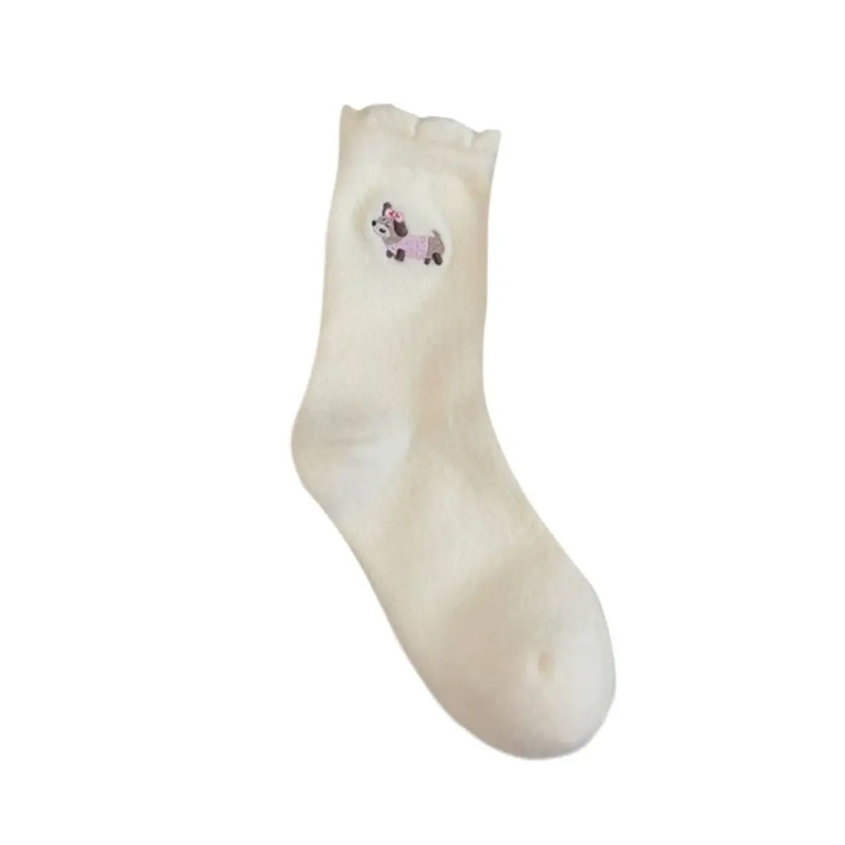 5 pairsCute and playful Dachshund soft, thick and fleece warm puppy socks for autumn and winter, boneless women's socks for winter bootiesocks western  sccessories  spikes