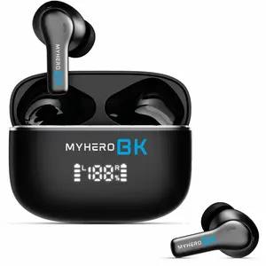 Hybrid Active Noise Cancelling Wireless Earbuds, 6 Mics ENC AI Call Bluetooth 5.4, Headset with Transparency Mode and Deep Bass In-ear Electronic Electronic Headset noise cancelling headphones