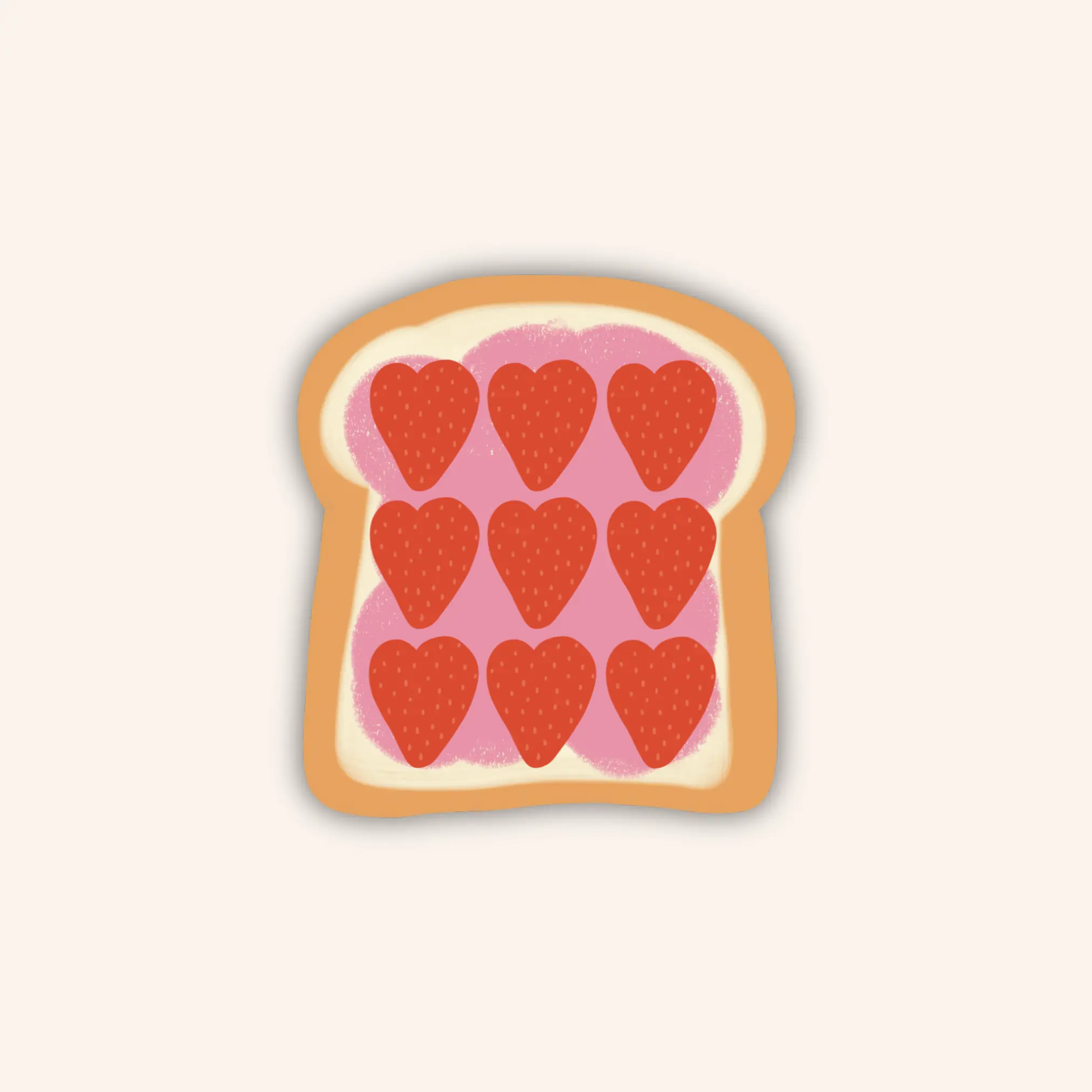 Toast Art Sticker