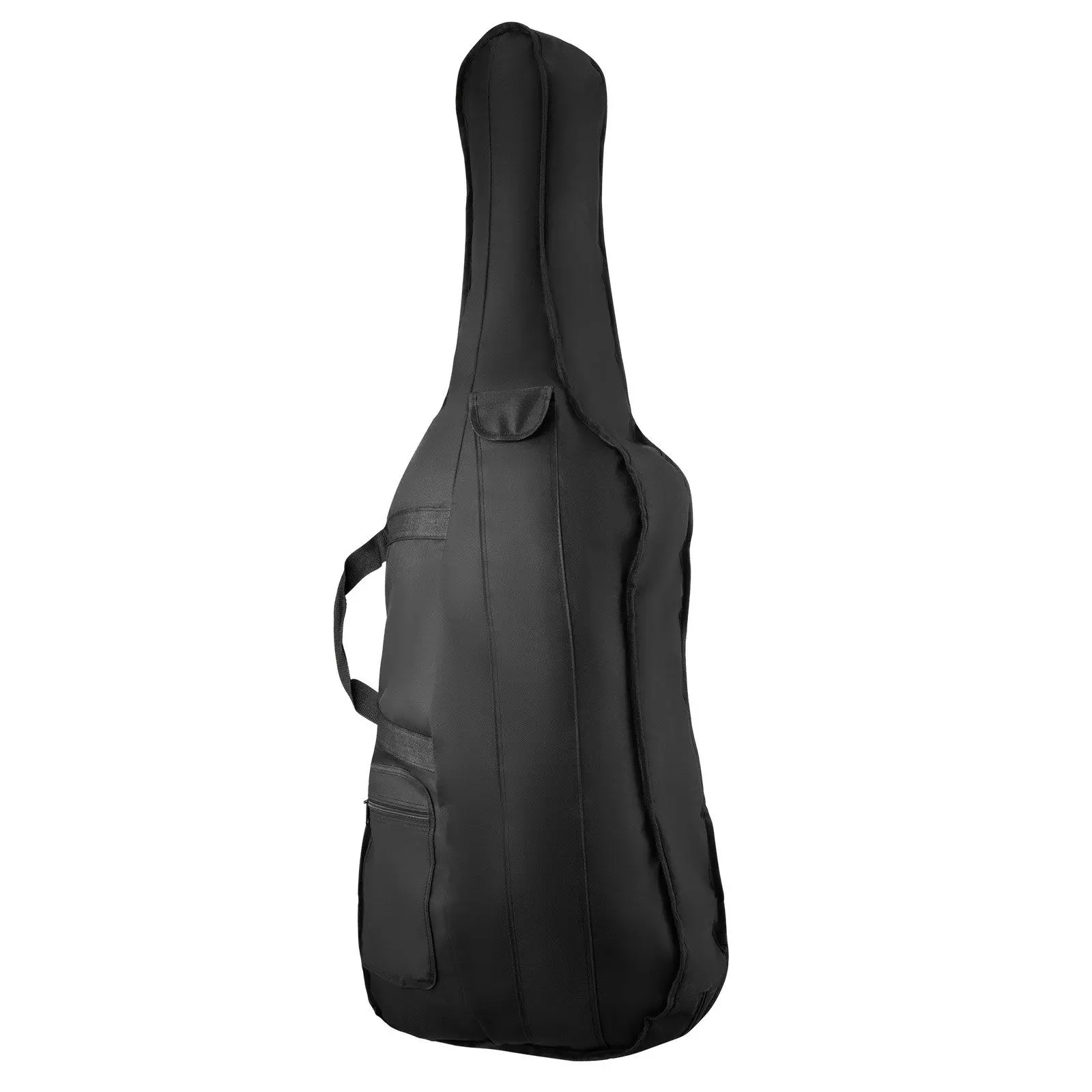 VEVOR Portable Composite Carbon Fiber 4/4 Full Size Violin Case, Lightweight Black Carrying Bag with Bow Holder, Breathable for Rainy Days, Comfortable Shoulder or Hand Carrying