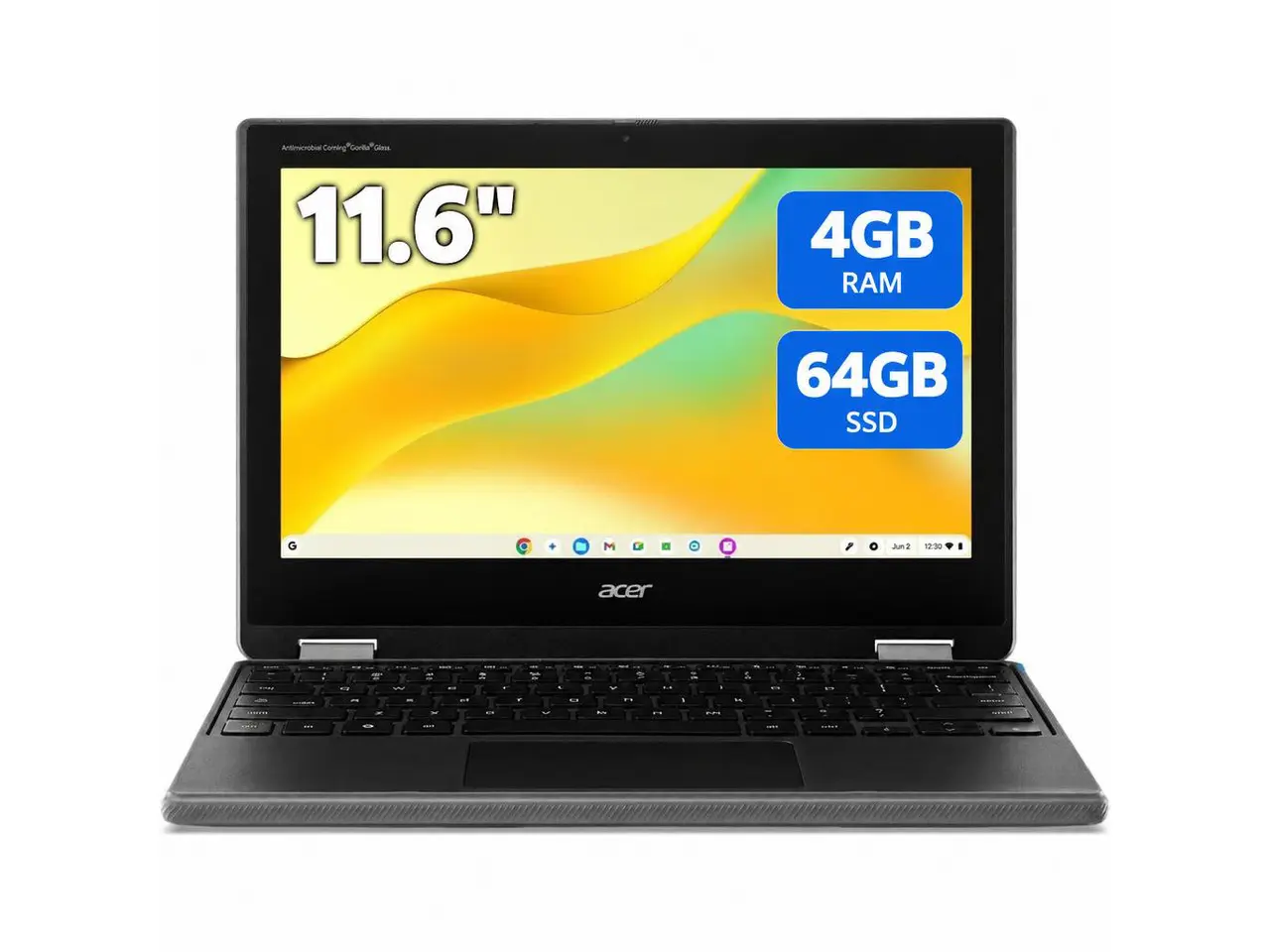 Acer Chromebook Spin 311 Chromebooks MediaTek MT8 4 GB Memory 64 GB eMMC SSD 11.6" Yes ChromeOS R725T-840G