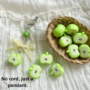 Acrylic Farmhouse Cute Elegant Half Apple DIY Beads, Phone Strap Jewelry Making, Keychain Accessories, Holiday Gift Ideas