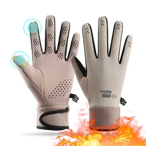 Couple Pack Winter Gloves, Thermal Touchscreen Gloves for Men & Women, Warm Soft Fleece Lined Gloves for Cycling, Driving, Hiking, Badminton & Tennis