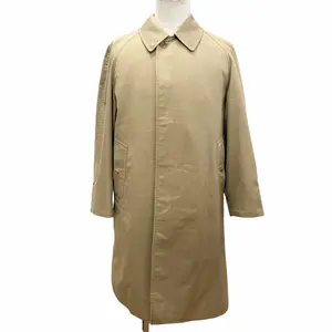 Pre-owned BURBERRY Wool Small Leather Goods Burberrys Cotton Polyester Coat