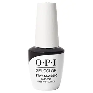 OPI GelColor Polish 0.5 oz - GC001 Stay Classic Base Coat for Manicure & Nail Art - Essential for Polished Look