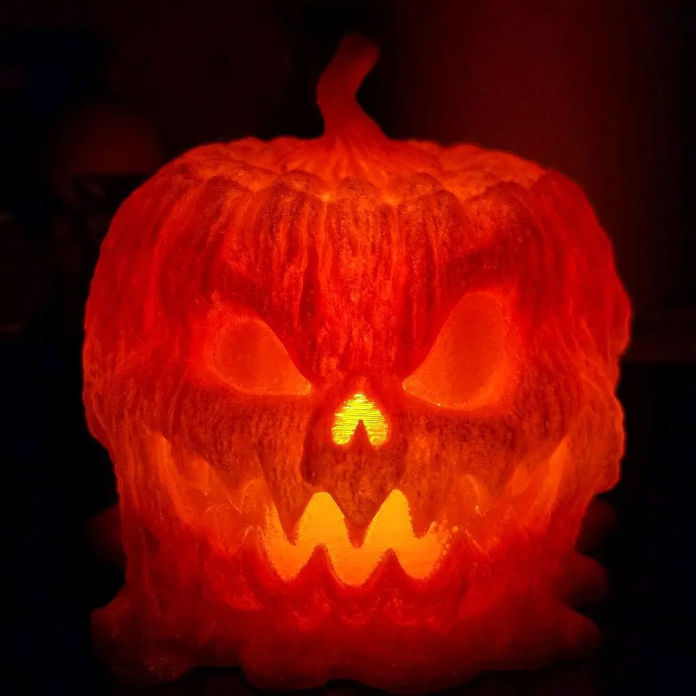 Melting Pumpkin Decorative Figurine Figure Decor Ornaments Decoration