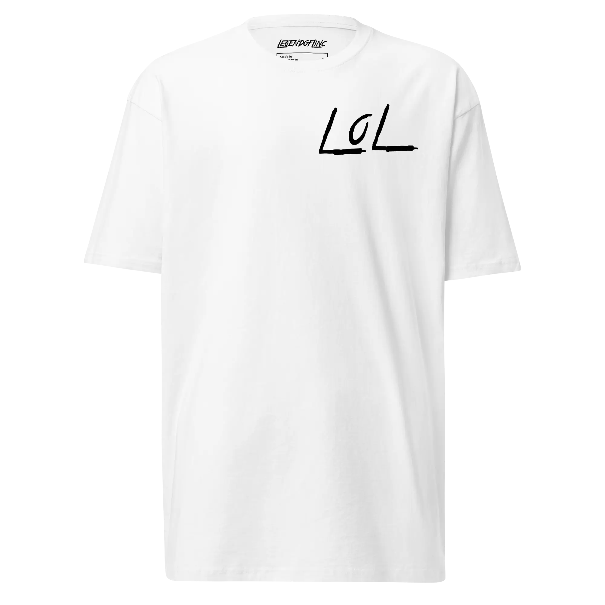 The Classic LoL TikTok T-Shirt Vol. I (White) - LegendofLinc Streetwear Essential