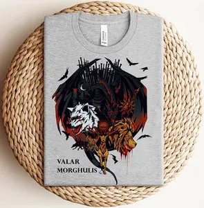 Game Of Thrones Shirt, GOT Shirt, Valar Morgulis Shirt, Targaryen Shirt, Baratheon Shirt, Stark Shirt, Lannister Shirt, House Of The Dragon 1007TMTCL-06
