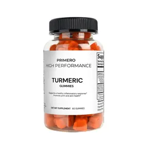 Turmeric Gummies by Supliful - 60 Gummies, USA Made Dietary Supplement for Joint, Bone, and Skin Health - Edible Healthcare
