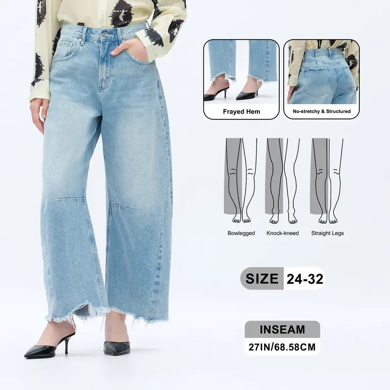 Sloane ONESO Y2K Women's High Waisted Bady Barrel Leg Jeans Relaxed Boyfriend Womenswear Denim Pants Streetwear Pocket Basic Fitted Denim Jeans Bottom #SummerVibes