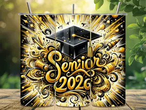 2026 Graduation Tumbler 20 oz | Personalized Stainless Steel Insulated Cup