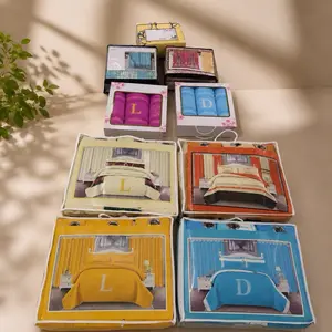 Djoune felix 4 bedspread 9 pieces different color  6 towels 4 pieces of curtains mean 2 pair of curtains 1 sheet 6 pieces for gift