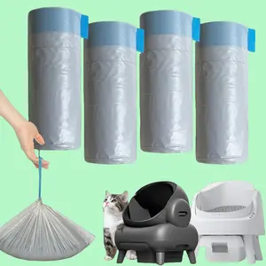 80-Count Waste Bags | Perfect Fit for Neakasa M1 & Autoscooper 11 | 4 Rolls | Leak-Proof & Odor-Lock Garbage Bags household items
