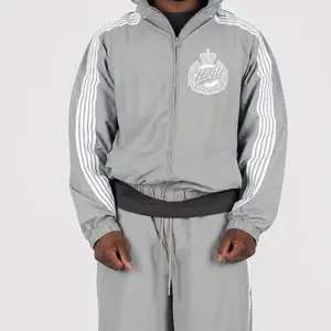 Hustle and Execute windbreaker short set