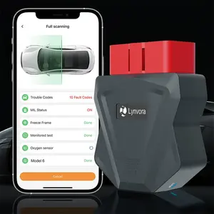 Obd2 Scanner Bluetooth No Subscription Auto Diagnostic Tester Scan for Car Engine Tool fixd Fault with Reset Scanner Code Eobd Facile Wireless Engine Code Reader for iPhone iOS & Android