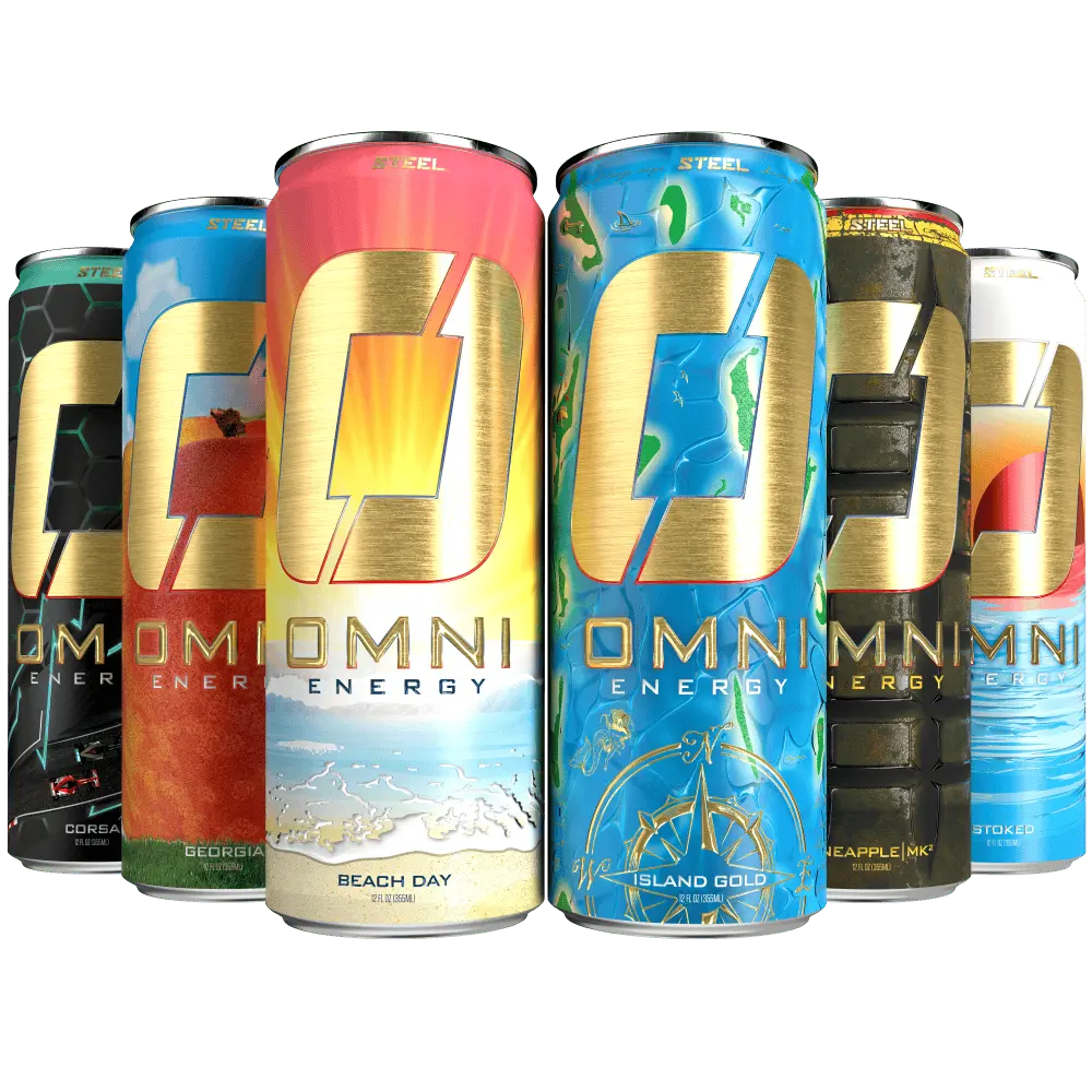 Omni Energy Drink Bundle - 1 Can of Each Original Flavor Omni Energy Drink Bundle - 1 Can of Each Original Flavor