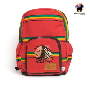 Rasta Lion Handmade Backpack