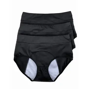 Alessandra B Organic Cotton High Waist Period Panty-3 Pack - M8977