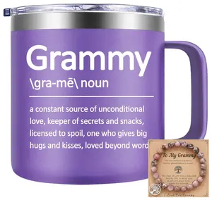 Grammy Coffee Mug 14oz – Unique Grammy Gift Idea for Mother’s Day, Birthday & Christmas, Thoughtful Present from Grandkids, Best Personalized Keepsake Mug for Grammy to Enjoy Daily, Cherished Family Love Gift for Special Occasions