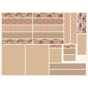 Fabric Riley Blake Sienna Cottage Core Tote Evening on the Prairie Home Decor Panel HD16755-SIENNA