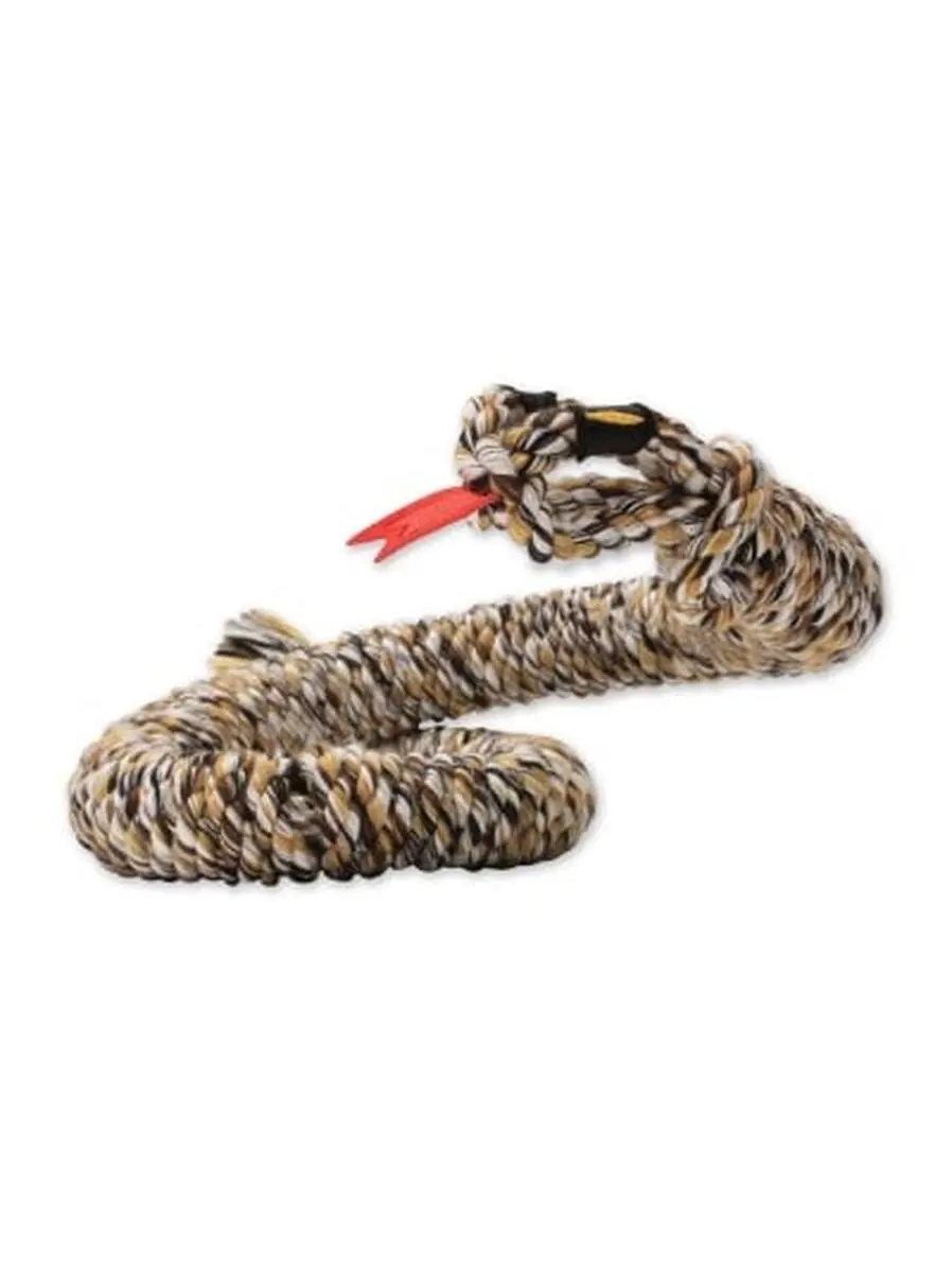 Mammoth Pet Products MM53062 Flossy Chew Snakebiter Dog Toy - Premium Materials, Medium Size, 38 in, Chew and Play, Cleans Teeth