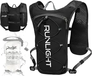 Runlight Running Vest Hydration Backpack – Lightweight Hydro Pack with 1.5L Water Bladder for Hiking & Running