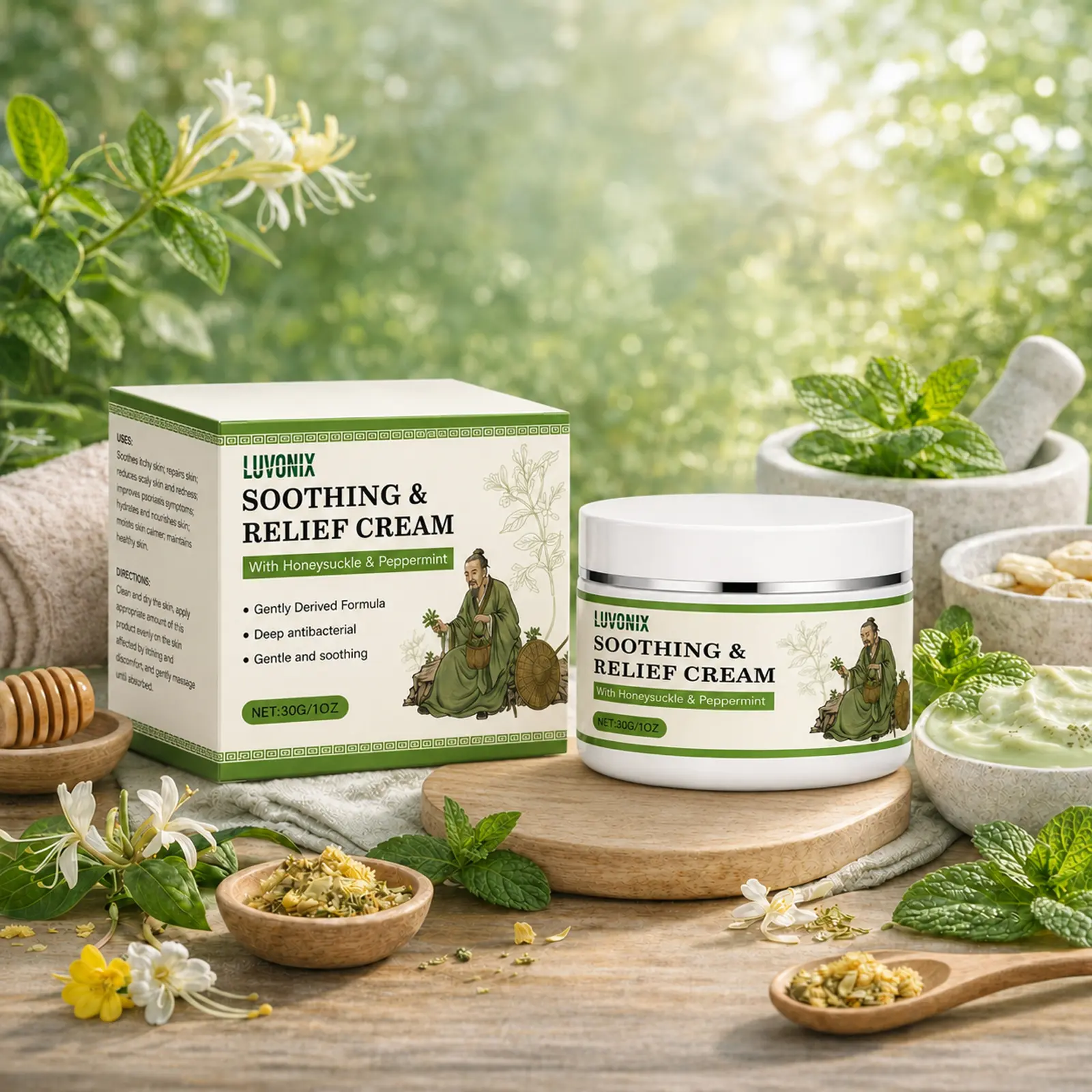 Original Soothing Relief Cream – Natural Plant-Based Moisturizing Balm for Sensitive Skin | Fragrance-Free Gentle Formula | Daily Face & Body Skin Care for Dry, Uncomfortable Skin