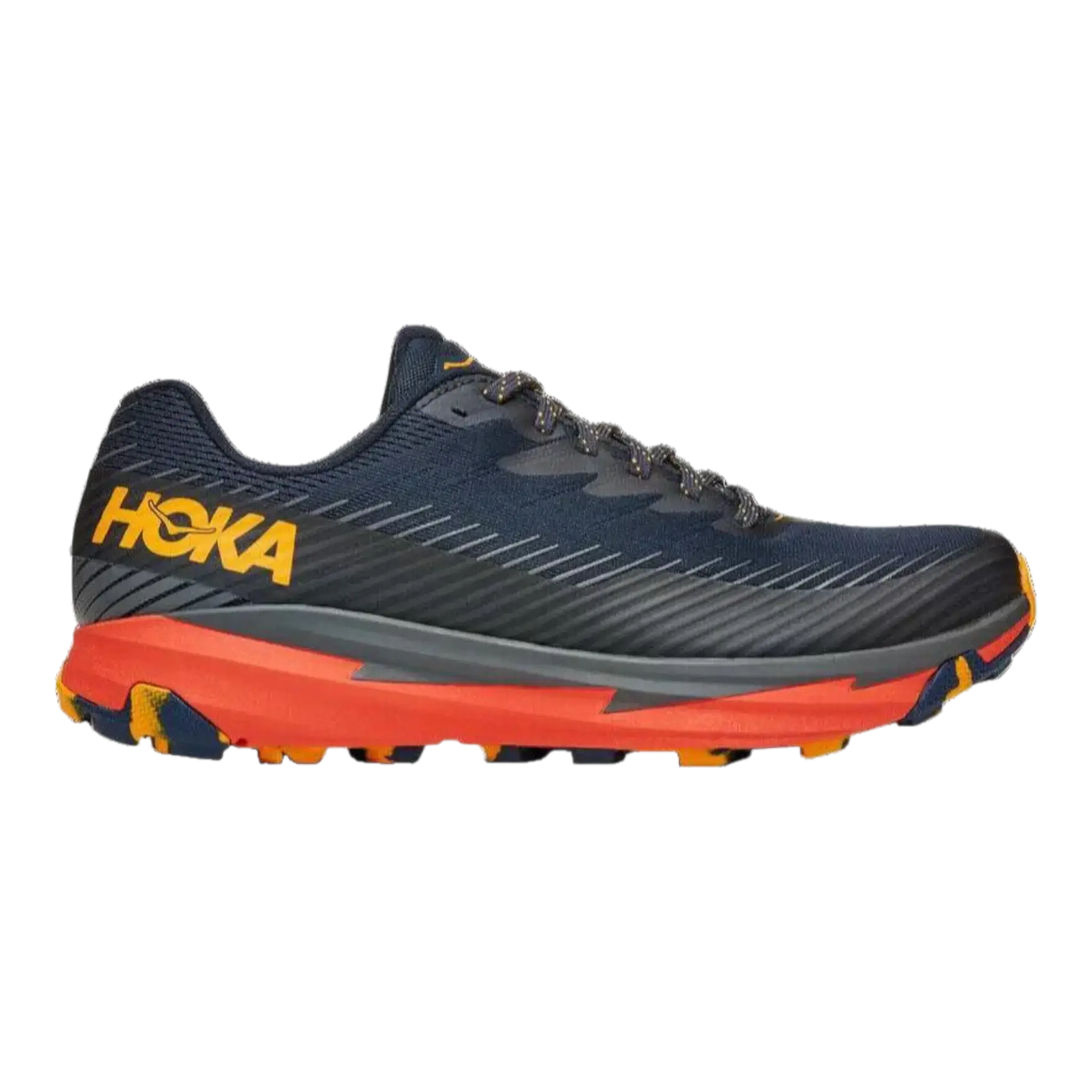 Hoka Torrent 2 Running Shoe in Fossil Grey/Midnight Mesh | Men's