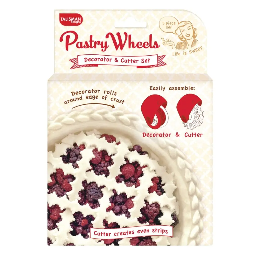 Talisman Designs Pastry Wheel Decorator & Cutter Set