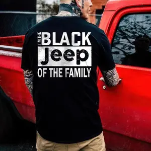 I’m The Black Of The Family Graphic T-shirt, Hoodie & Sweatshirt — Funny Off-Road Jeep Lovers Streetwear with Bold Letter Print for Men Who Break The Sweatshirt, Hoodie