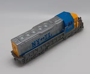 Freight Loco Blue Diecast Pull Back Action (No Display Box) 7 x 1.5 x 2.18