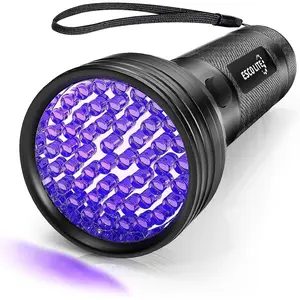 ESCO LITE Escolite UV Flashlight Black Light, 51 LED 395 Nm Ultraviolet Blacklight Detector for Dog Urine, Pet Stains and Bed Bug ESCO LITE