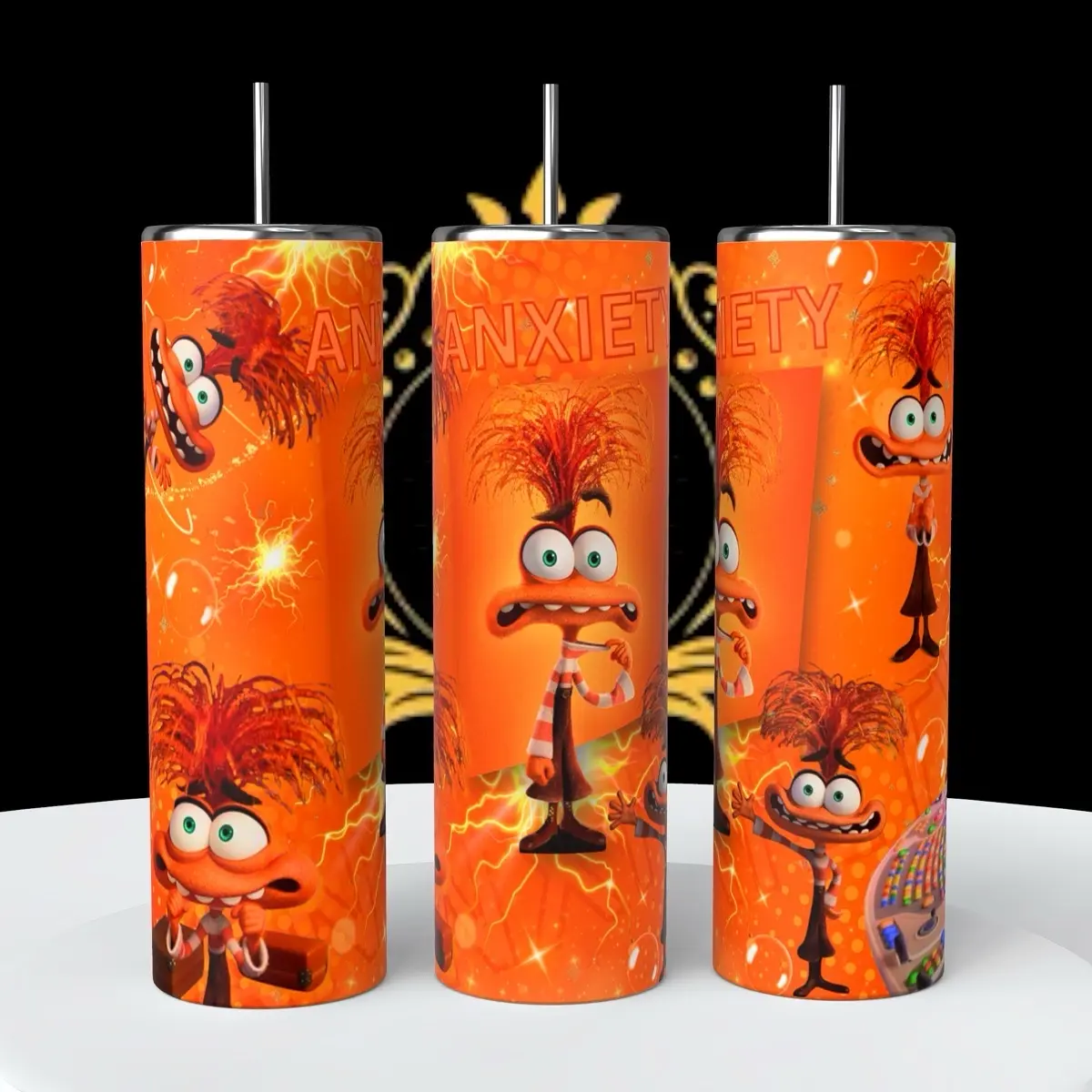 Inside out Anxiety tumbler