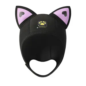 Diving hat for men and women, swimming cap for winter swimming, warm, sun-protective, surfing, diving hood, ear protection, quick-drying, breathable