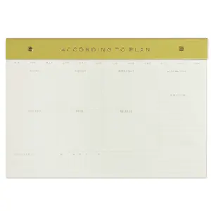 Weekly Postbound Notepad - Matcha