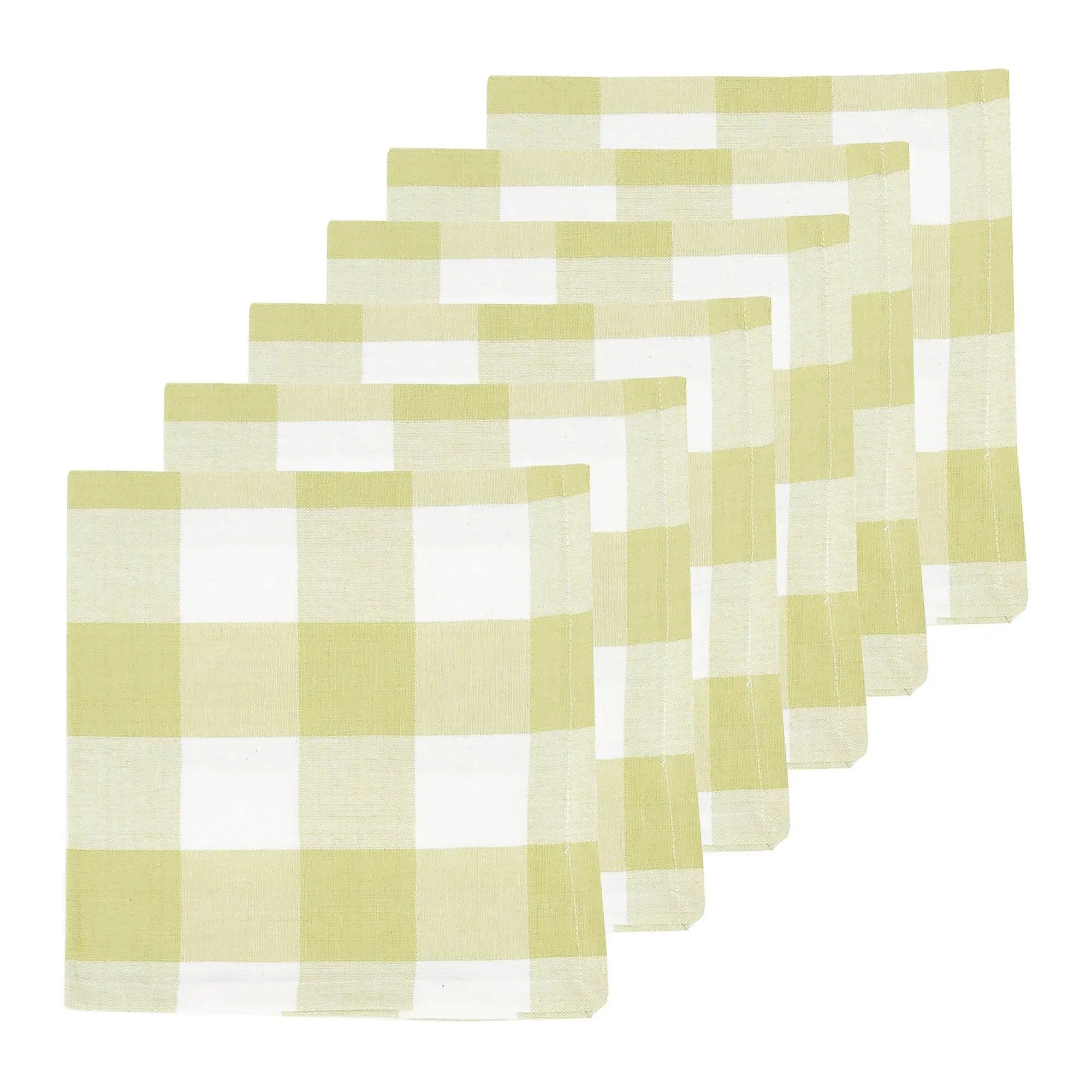 Franklin Buffalo Gingham Plaid Napkin Set of 6 by Valerie