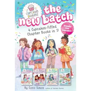 4 Cupcake-Filled Chapter Books in 1!: Emily's Cupcake Magic!; Natalie's Double Trouble; Ren's One-Of-A-Kind Cupcakes; Alana's Cupcake Garden -- Coco Simon - Hardcover