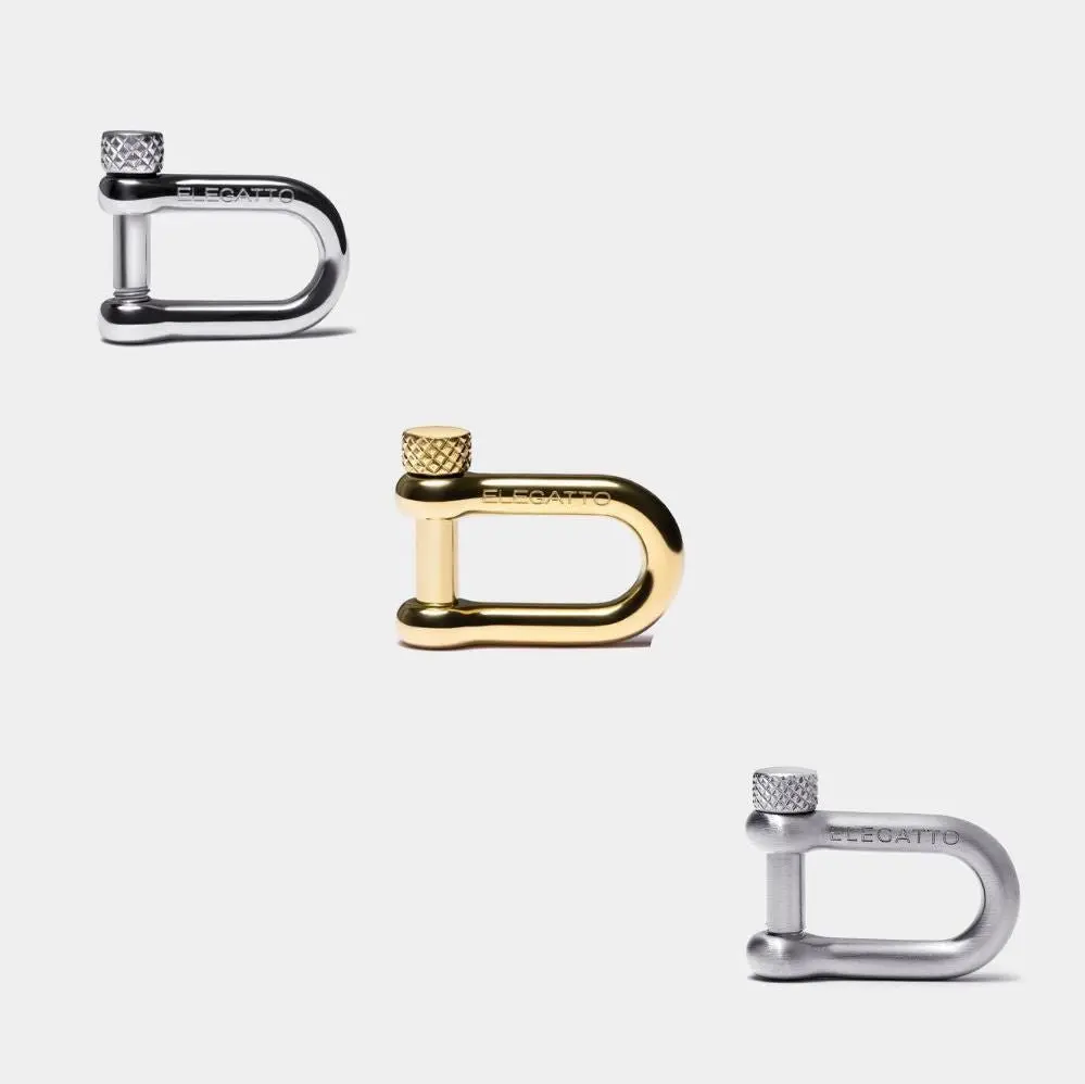 Set of 3 Classic Shackles for Nautical Bracelets - Replacement Parts