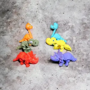 3d Printed Mini Dinosaurs Decor