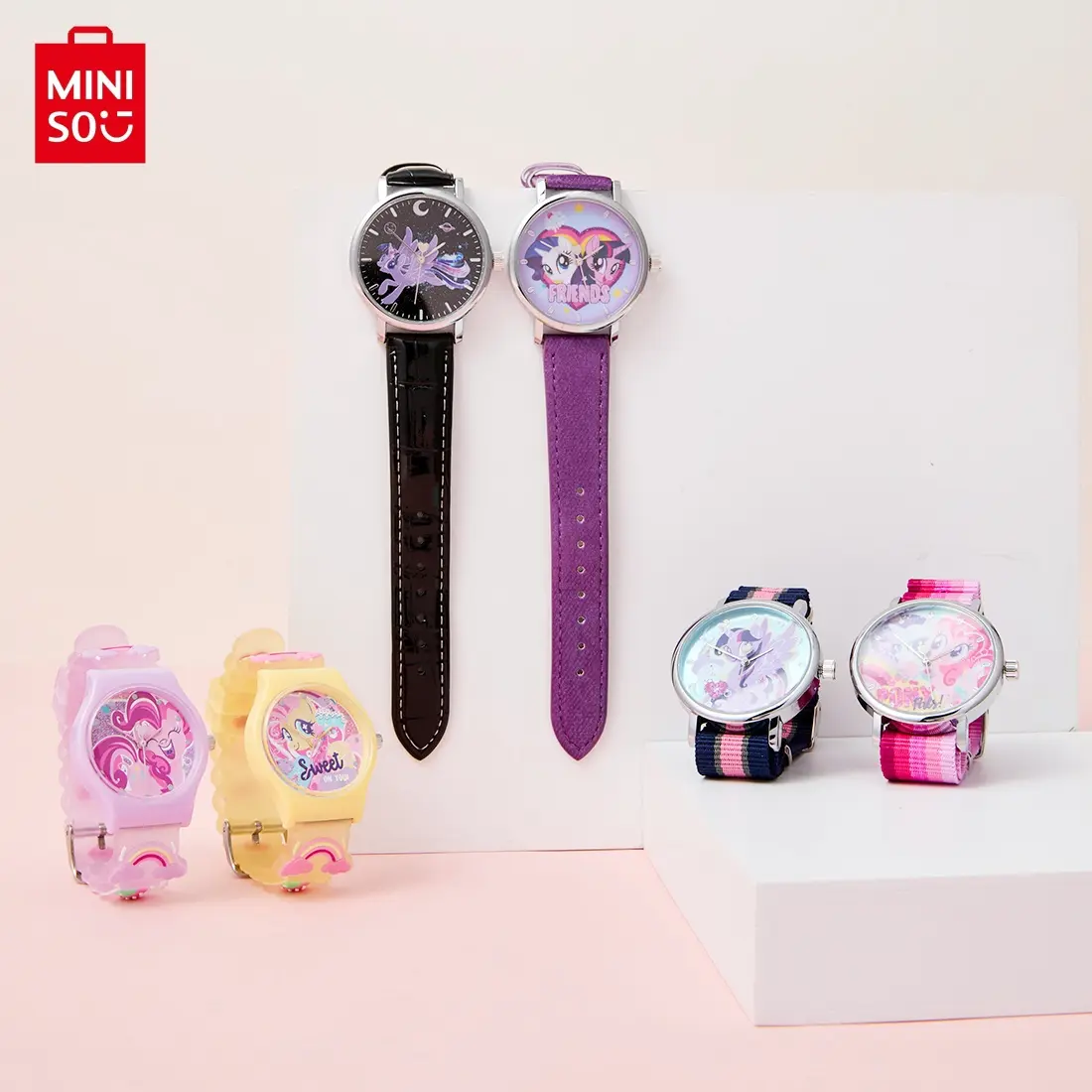 MINISO My Little Pony Magic Sweetheart Series Kids' Watches Cute Appearance for Gift-Giving Daily Accessory Ideal for Kids Versatile Use Wristwatch#Summervibes