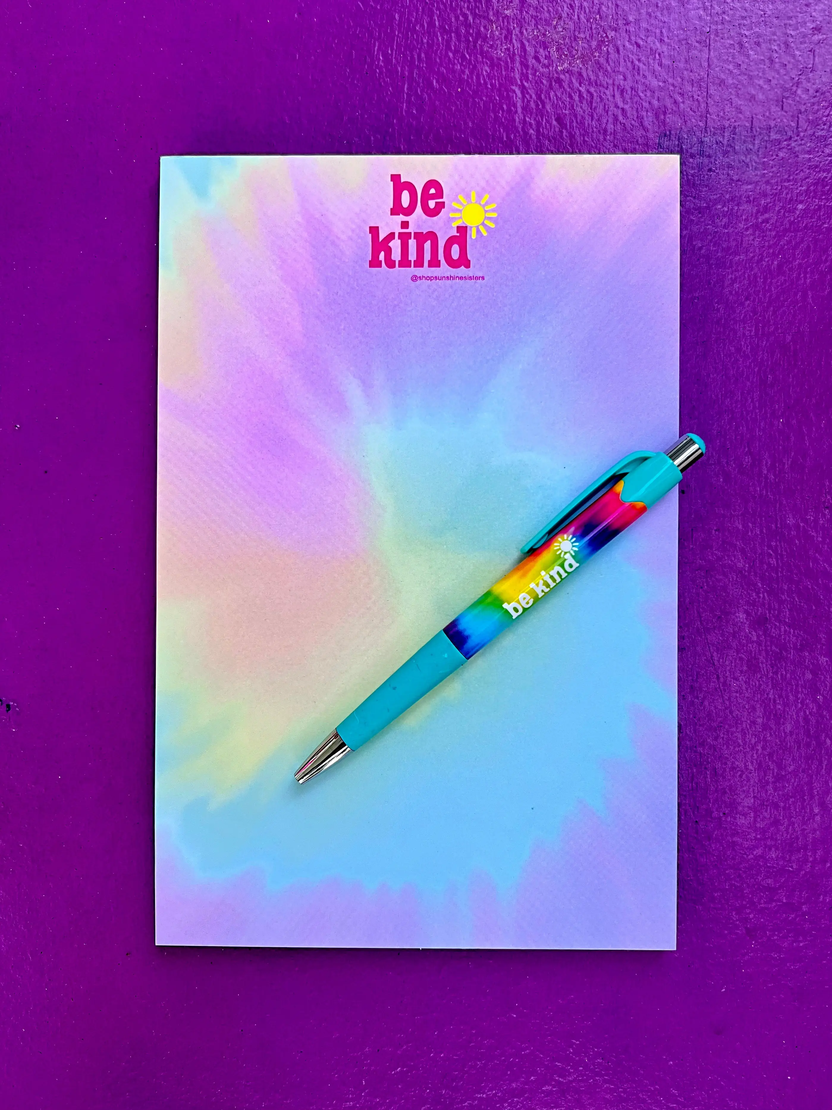 Be Kind Rainbow Pad + Pen Set