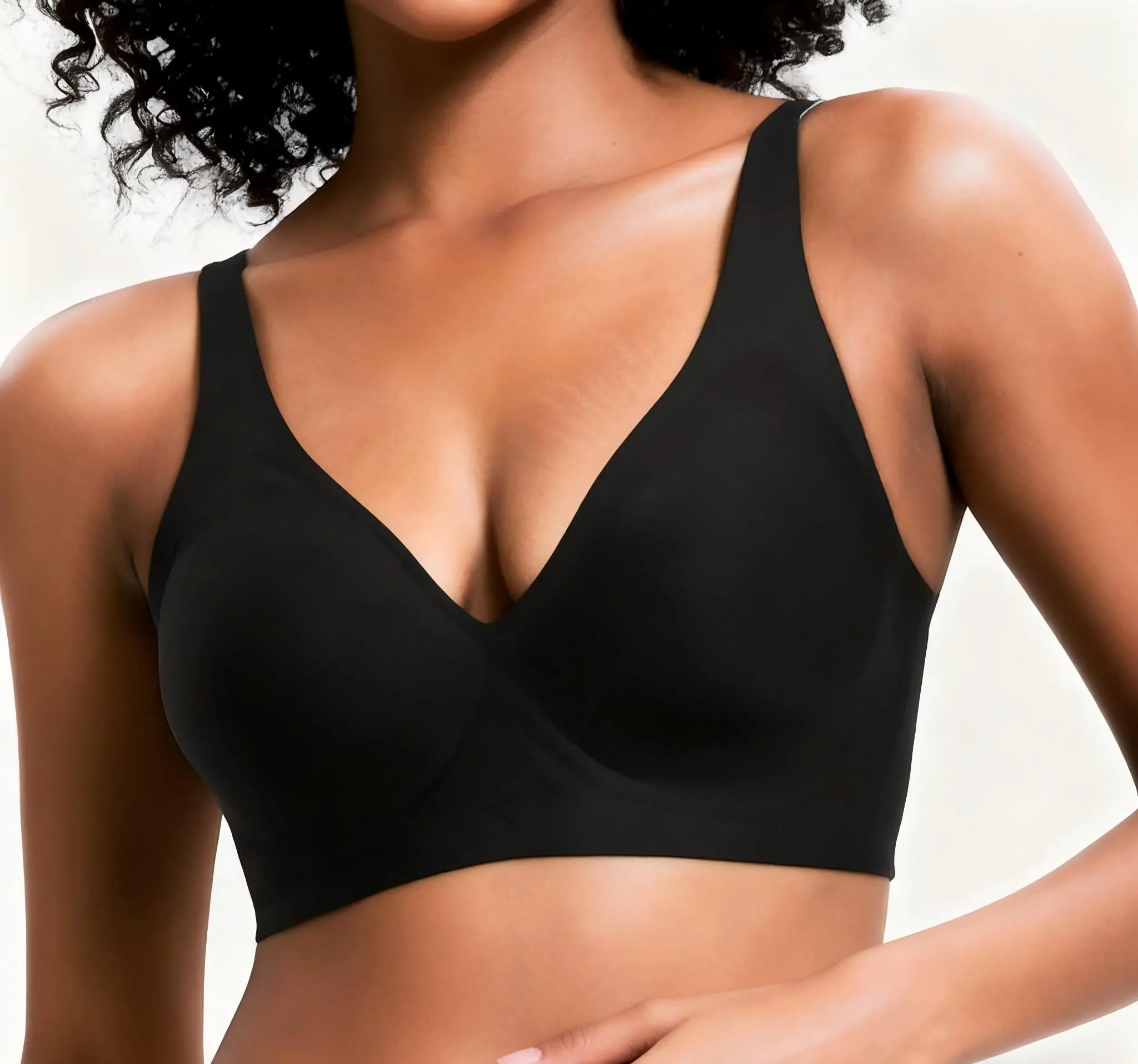 Fragrance Day The White T-Shirt Test Passed! DeepV Wireless Bra - Invisible Under Light Colors, No Show Lines.GetReadyWithMe