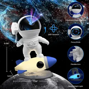Galaxy Projector 12 in 1 HD Planetarium Astronaut Projector for Kids Adults Gaming Room Party Home Décor with 13 Film Effects & Adjustable Magnetic Head