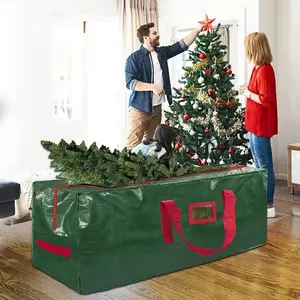 Large Capacity Multifunctional Home Storage Bag, Christmas Tree Storage Bag, Moving Bag, Dustproof Woven Luggage, Ideal Gift