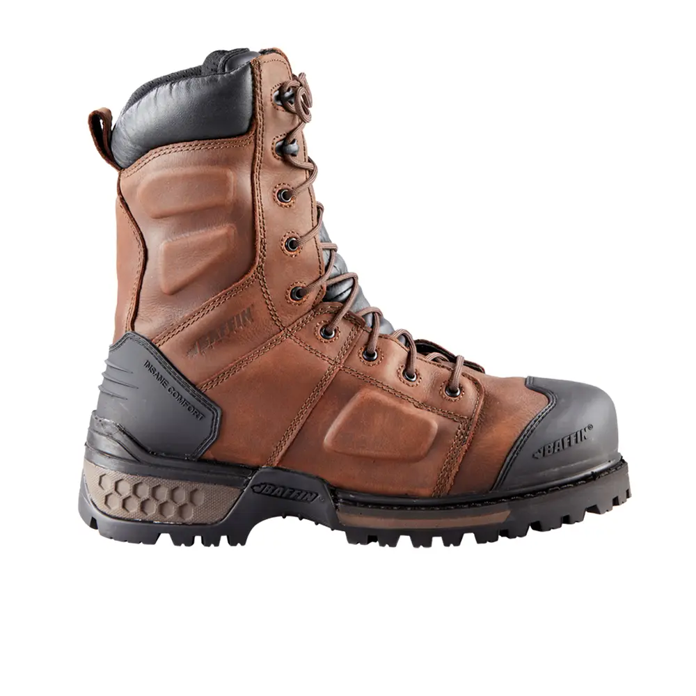 Baffin Mens Hudson Lace Up Casual Boots Mid Calf - Brown