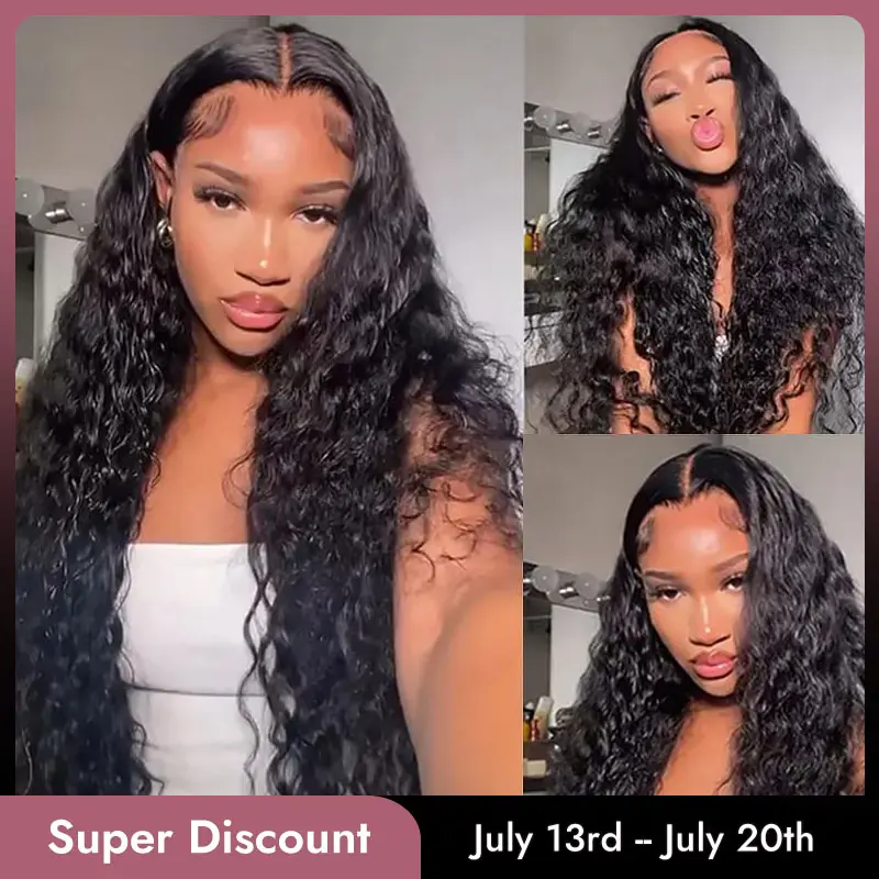 [Summer Sale] Wiggins Hair Glueless Loose Deep Wave Wig Side Part & Middle Part 6*8 Lace Closure Wigs Human Hair And 13x4 Lace Front Wigs Pre Plucked #weeklydeals #DealsForYouDays