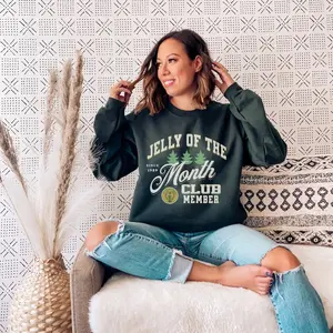 Jelly of the Month Club Sweatshirt, Funny Christmas Sweatshirt, Giftful Christmas, Clark Griswold Shirt, Retro Holiday Crewneck Xmas Gifted