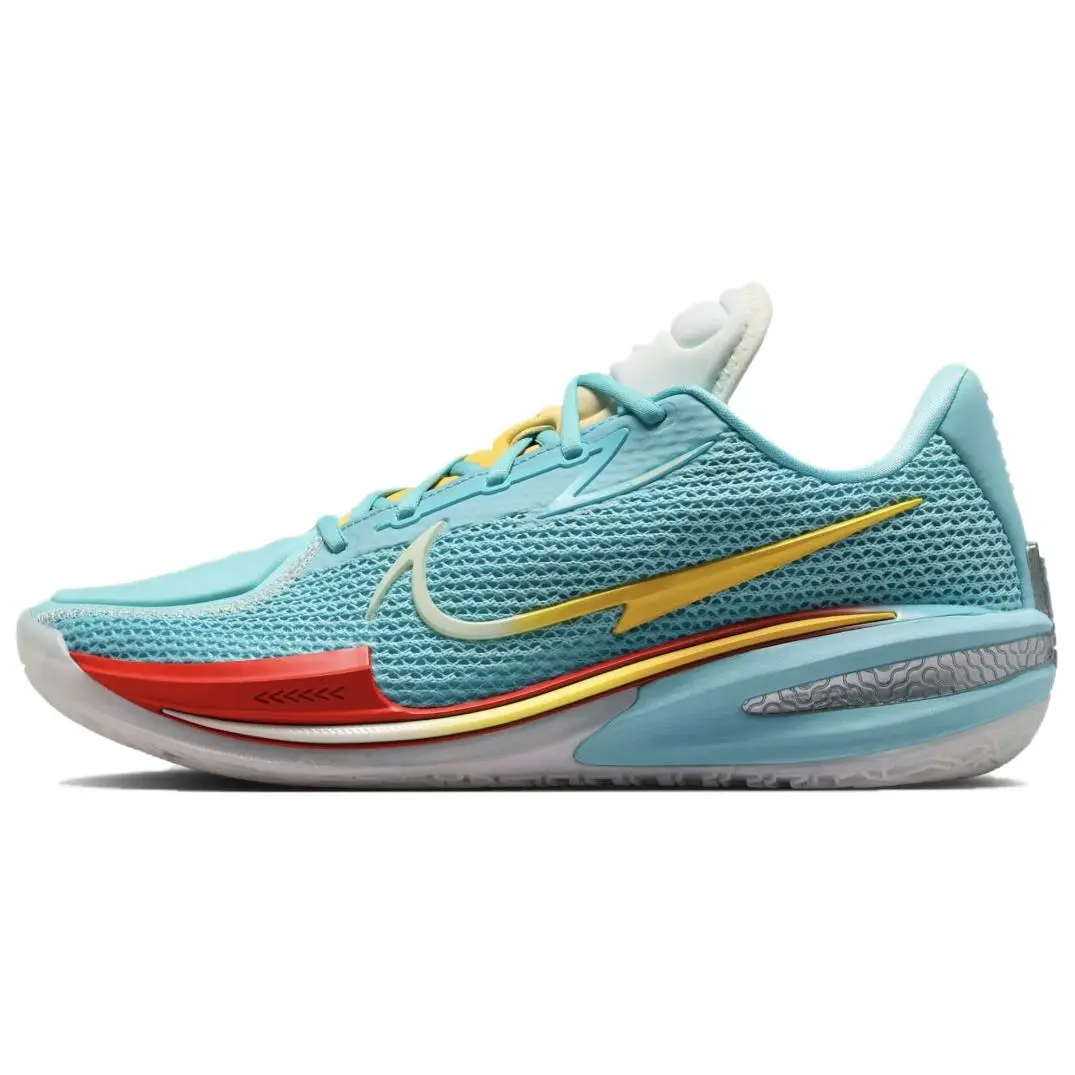 Titan x Dylan Harper x Nike GT Cut 1 'Bleached Aqua' Limited Edition Male Streetwear Performance Lightweight Sports Sneakers, Collaboration