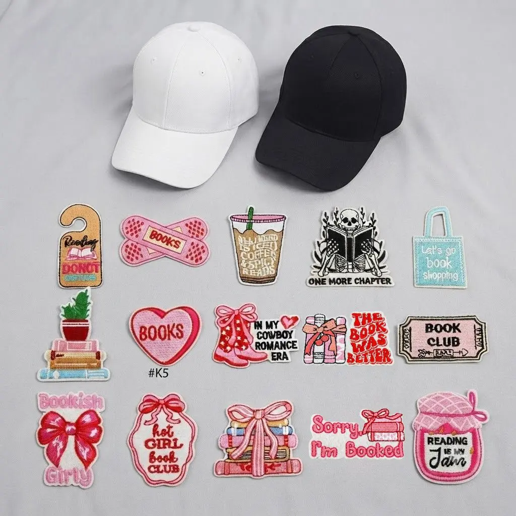 DIY Baseball Cap Patch Kit - Customizable Embroidered Patches Set